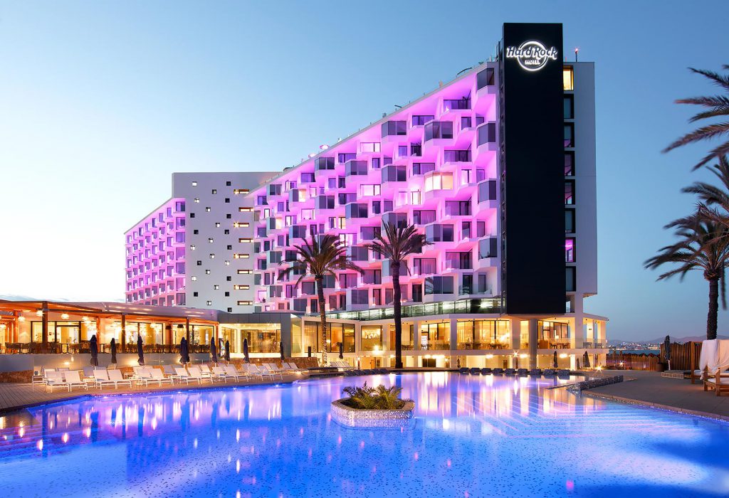 Hard Rock Hotel Ibiza, Where Trendiness Meets Luxury Right by The Sea